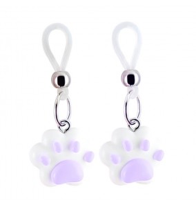 MizzZee - Kitty Paw Nipple Clamps (Purple)